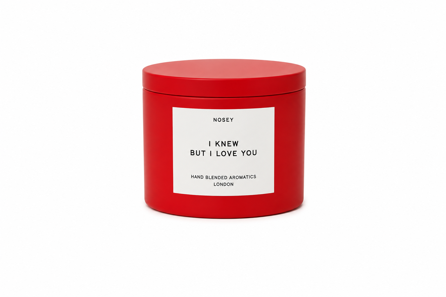 Nosey Candles I know, but I love you Tin Candle