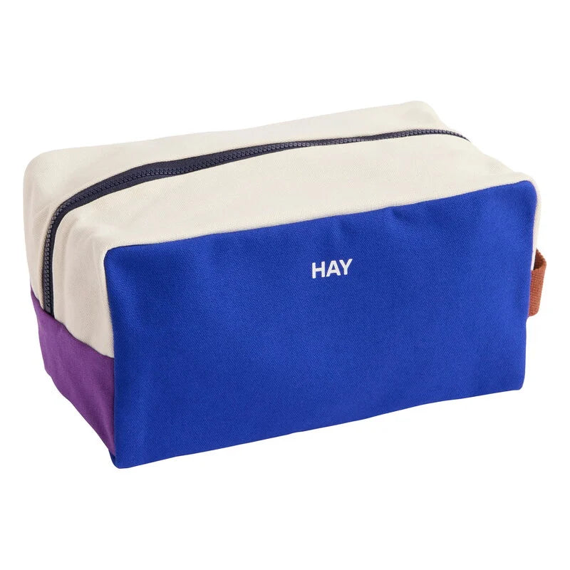 HAY Multi Wash Bag Medium Electric Blue Multi