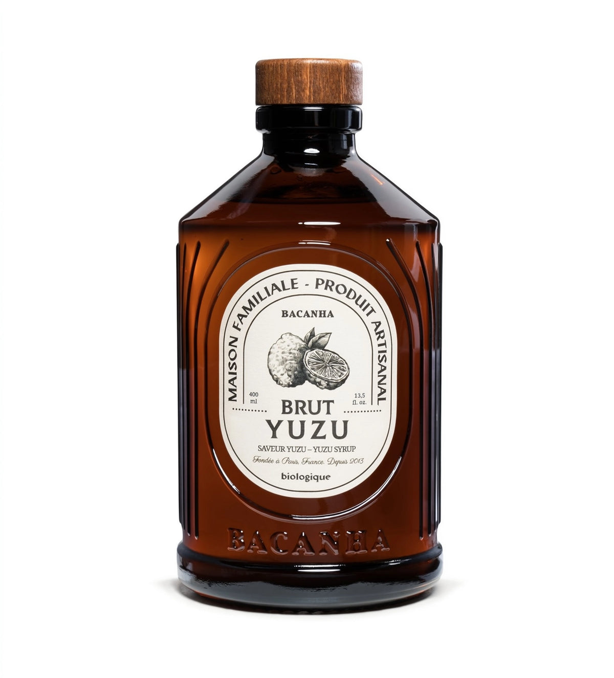 Bacanha Raw Yuzu Syrup - Organic 400ml