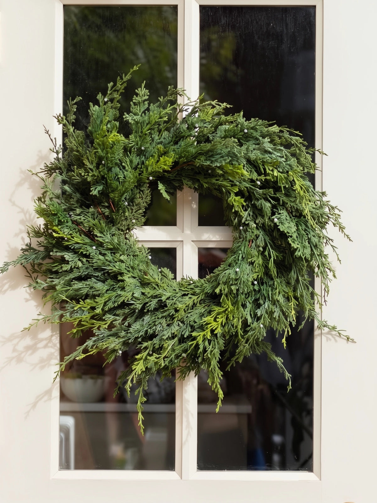 Hudson Home Juniper Luxury Artificial Large Wreath