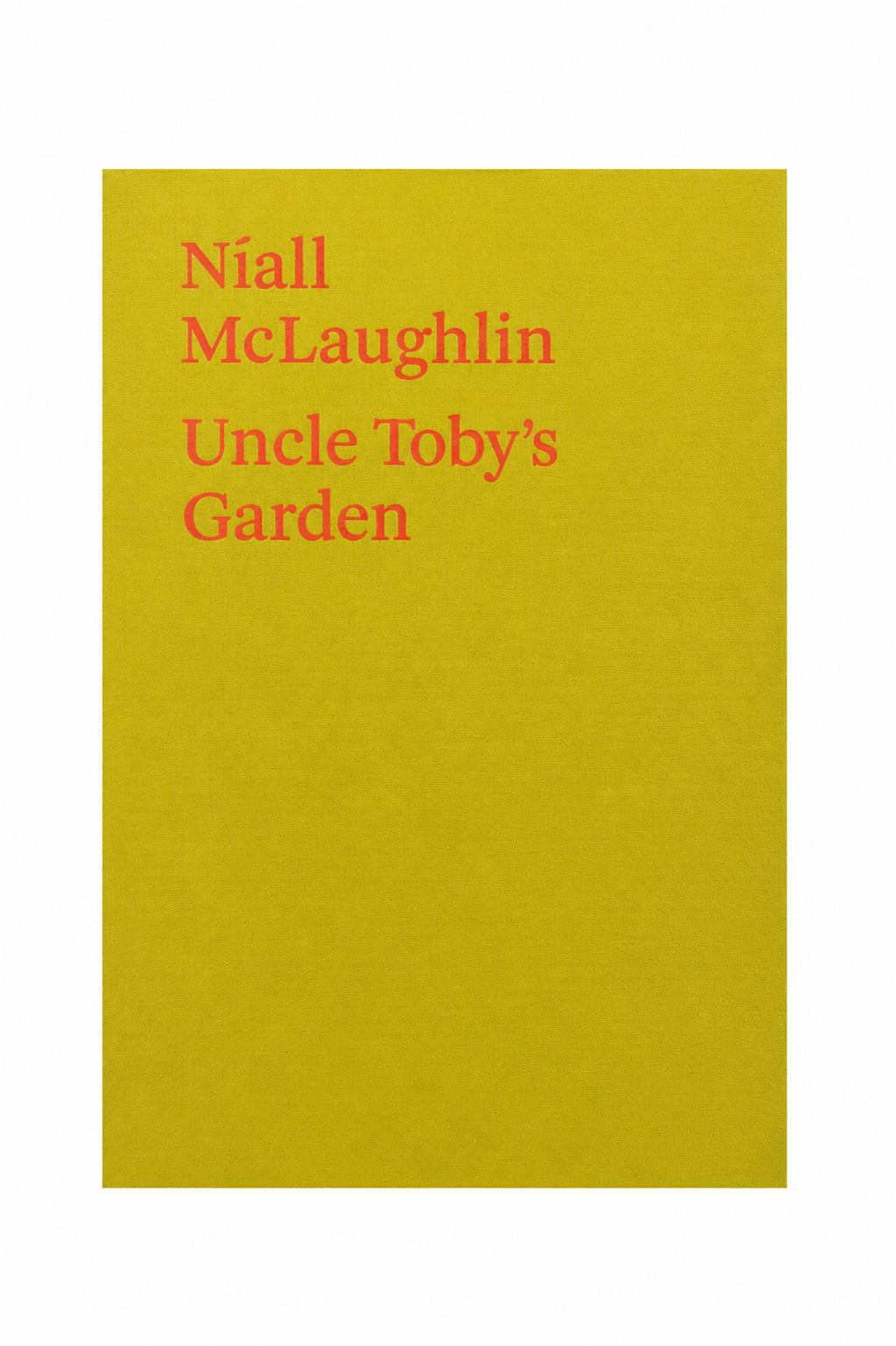 Níall McLaughlin Architects Uncle Toby’s Garden Book