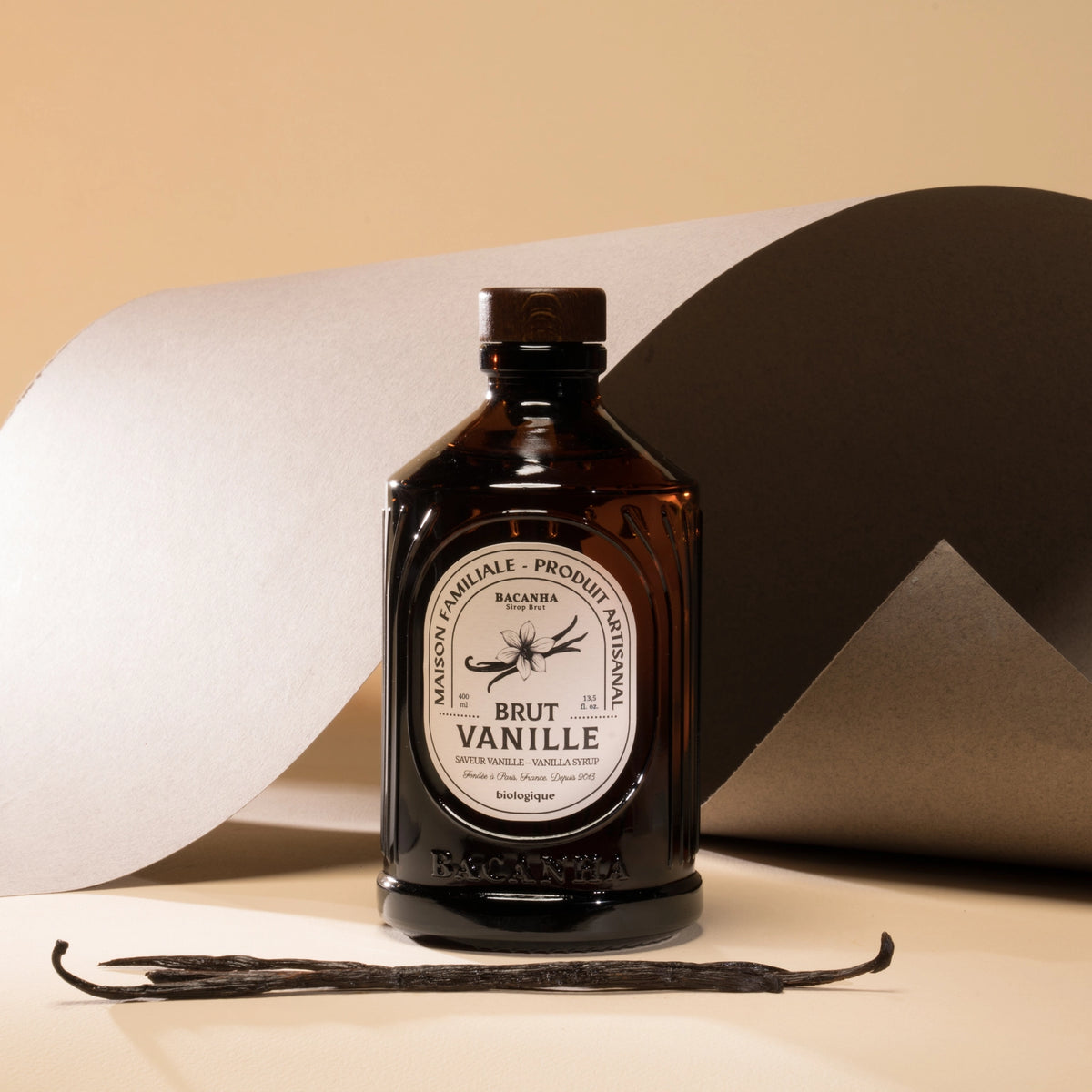Bacanha Raw Vanilla Syrup - Organic 400ml