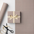 Kinshipped Woven Grid Off White Gift Wrap