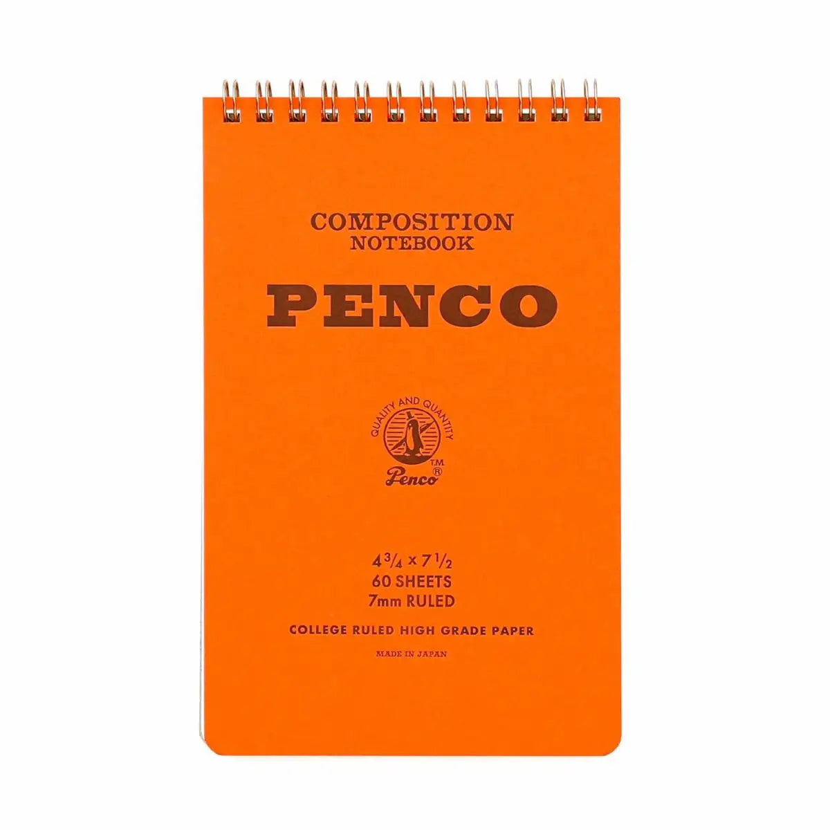 Penco Coil Notepad (M) Orange