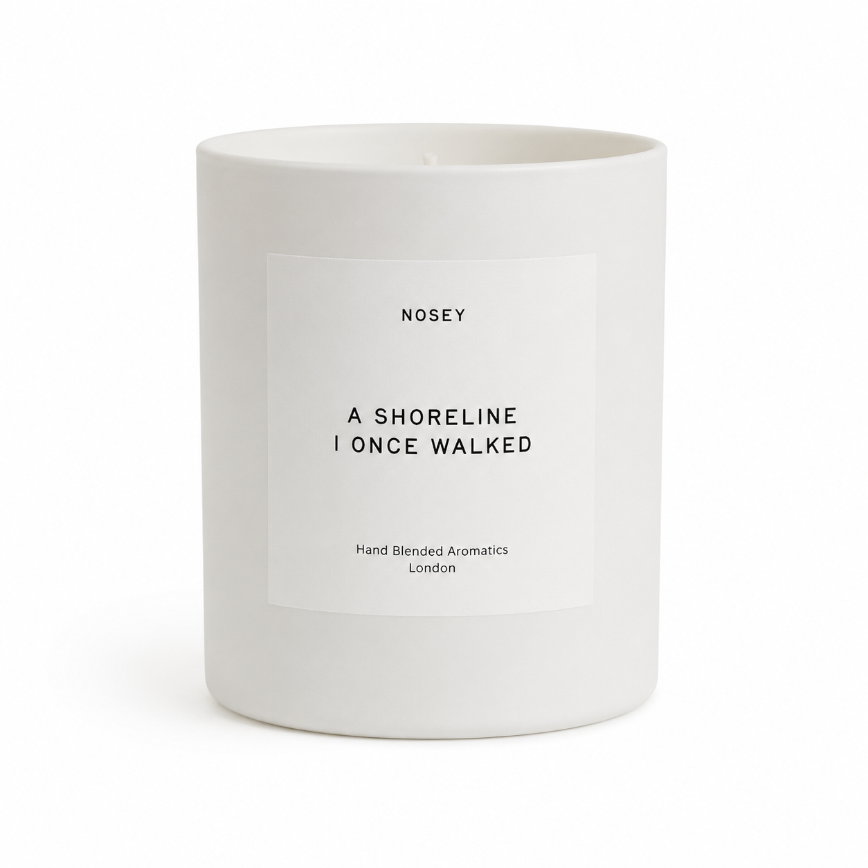 Nosey Candles A shoreline I once walked Jar Candle