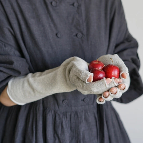 NISHIGUCHI KUTSUSHITA Wool Arm and Hand Warmers