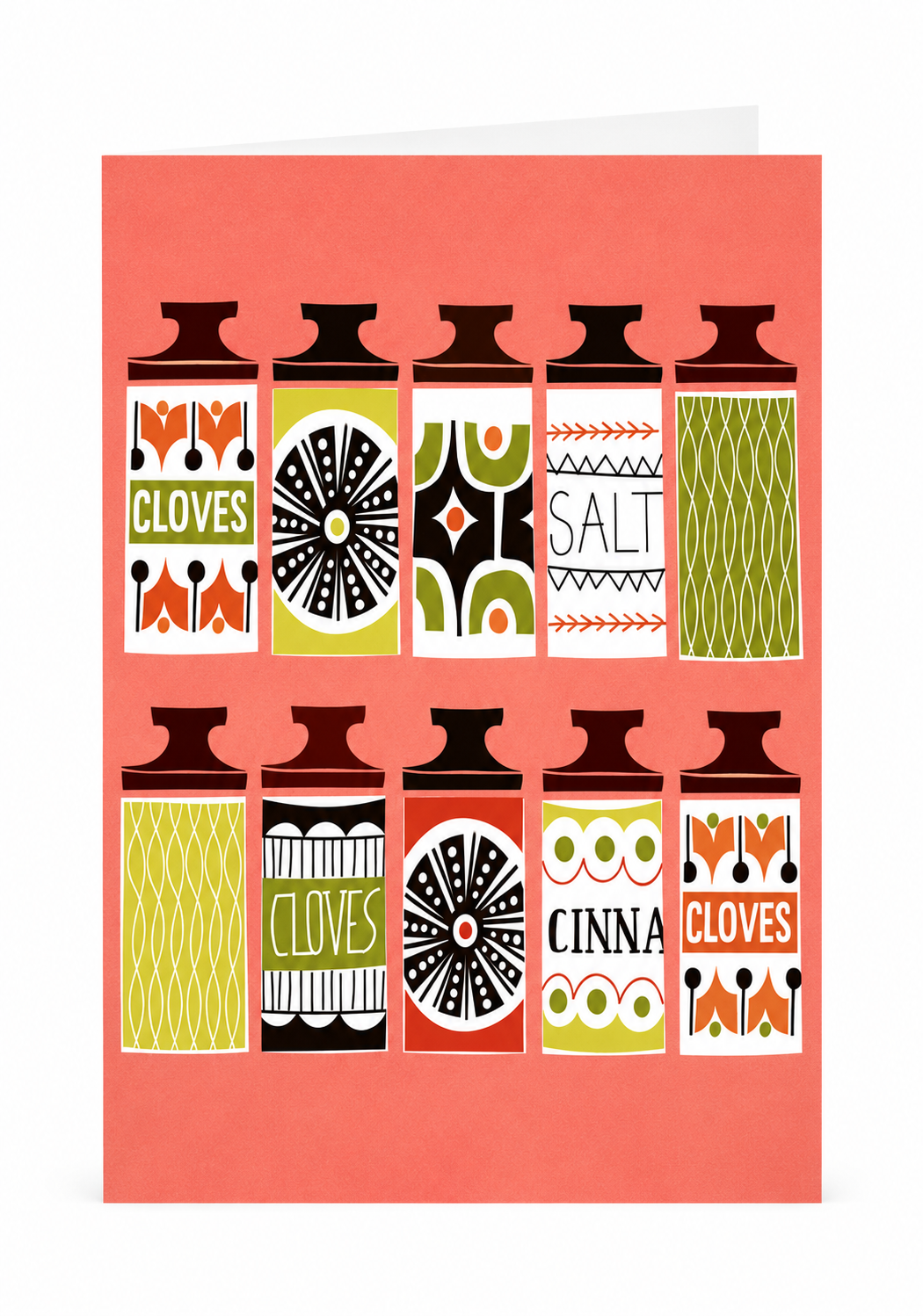 Scofinn Spice Jar Card in Pink