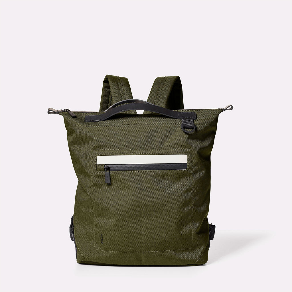 Ally Capellino Mini Hoy Travel Cycle Backpack in Algae
