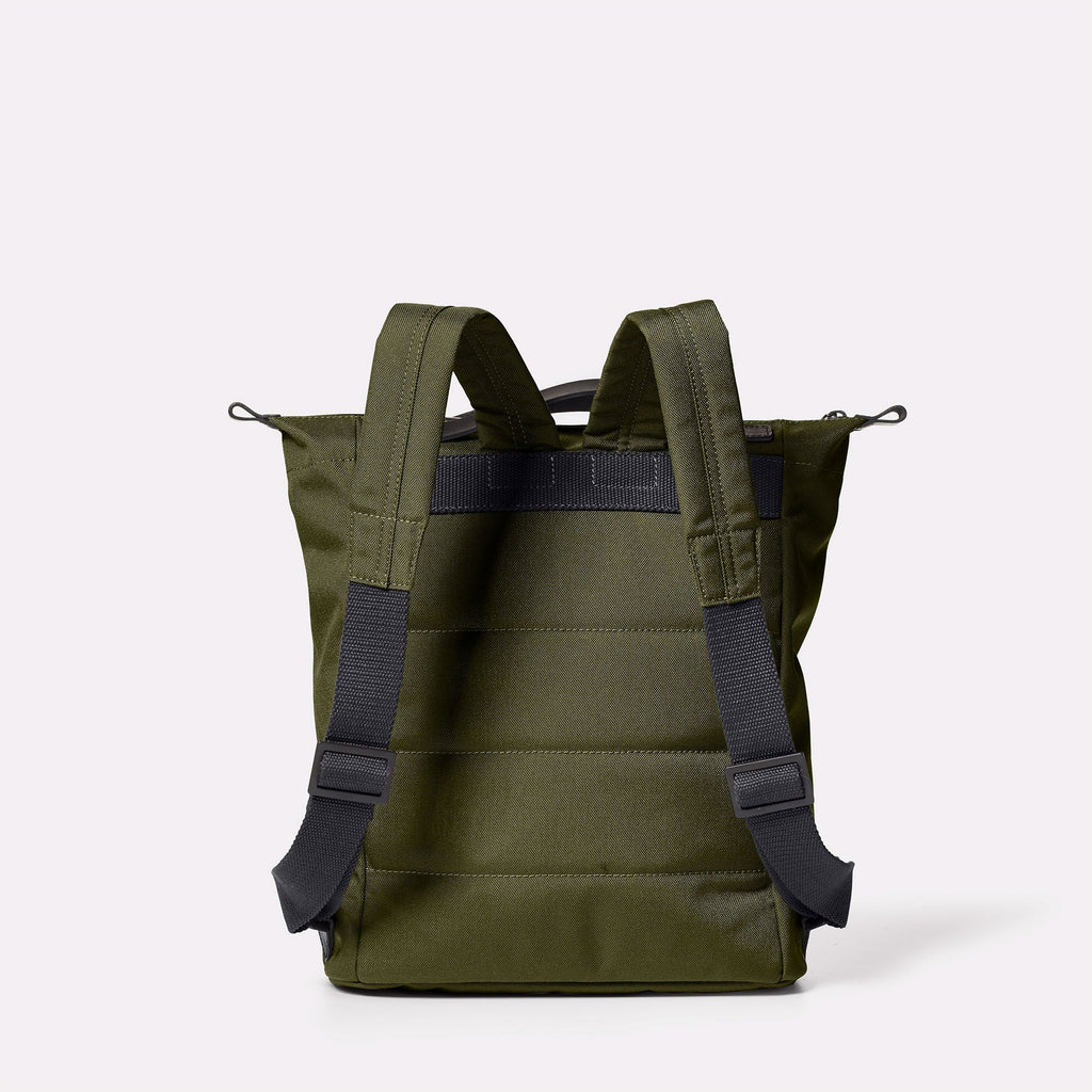 Ally Capellino Mini Hoy Travel Cycle Backpack in Algae