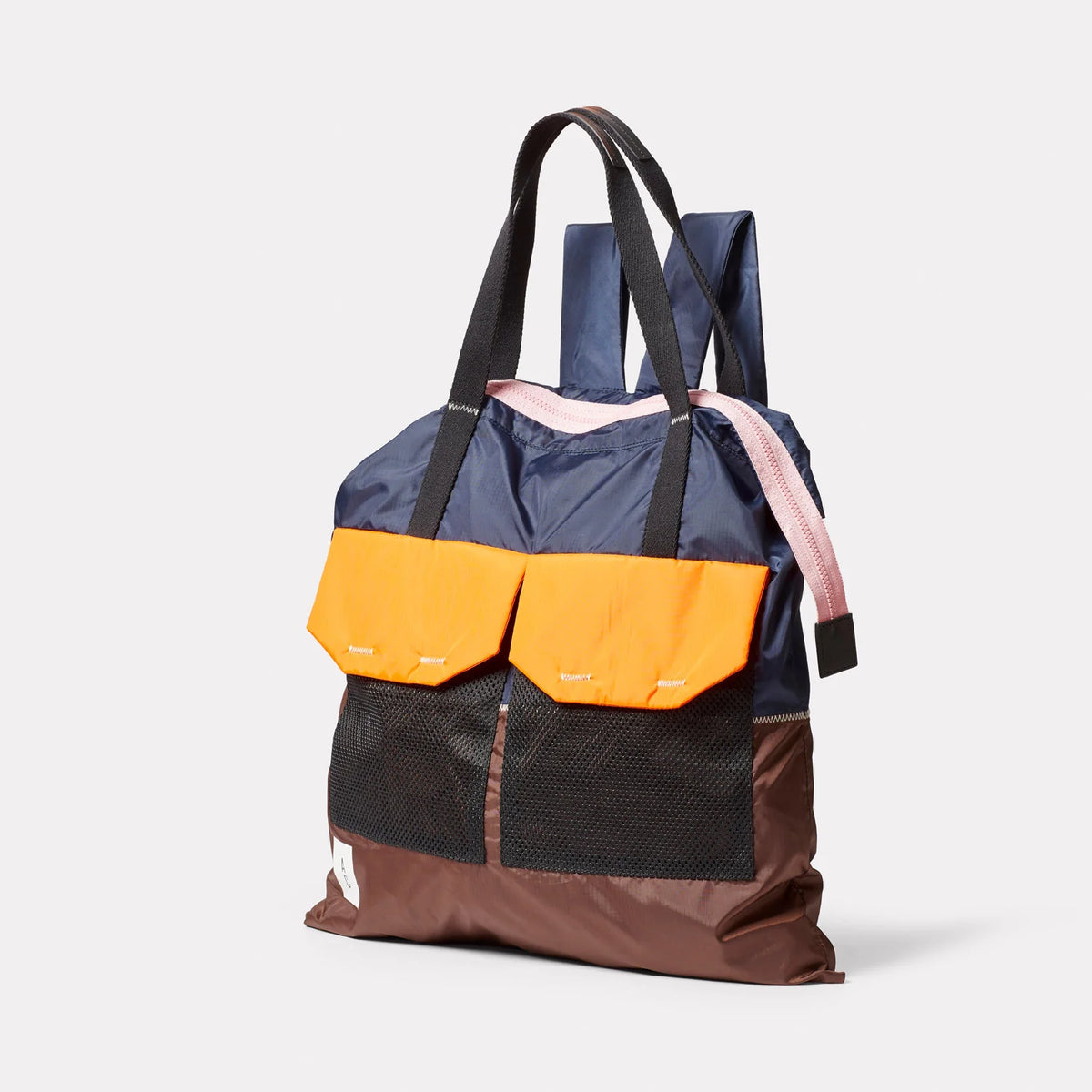 Ally Capellino Hank Packable Zip Top Tote/Backpack in Jaffa