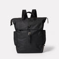 Ally Capellino Fin Waxed Cotton Backpack in Black