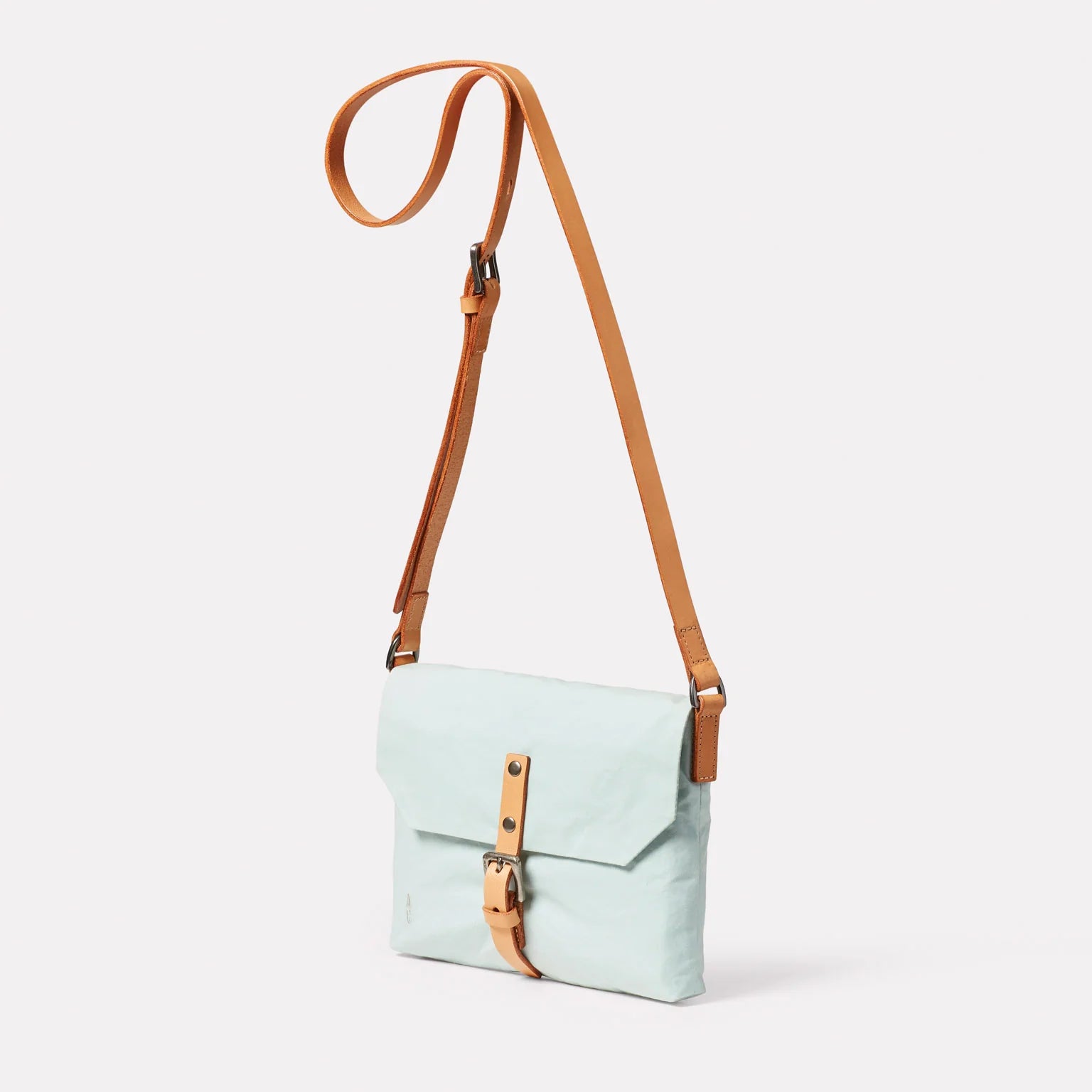 Ally Capellino Friday Waxed Cotton Crossbody Bag in Iceberg