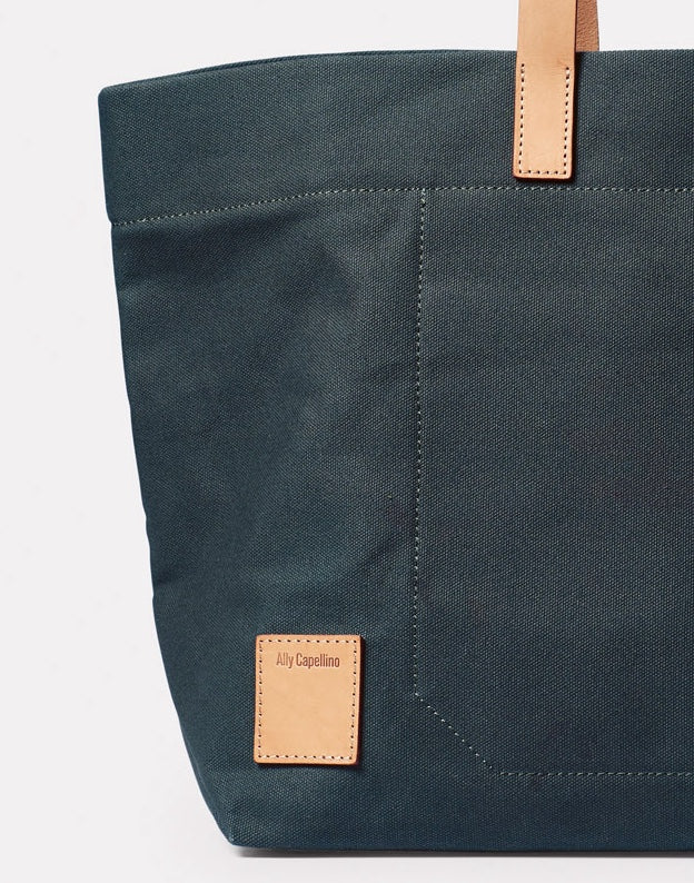Ally Capellino Clement Large Canvas Tote Bag Navy