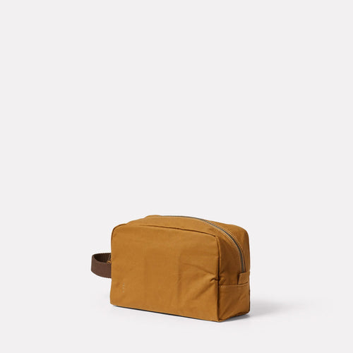 Ally Capellino Simon Waxed Cotton Washbag Chert