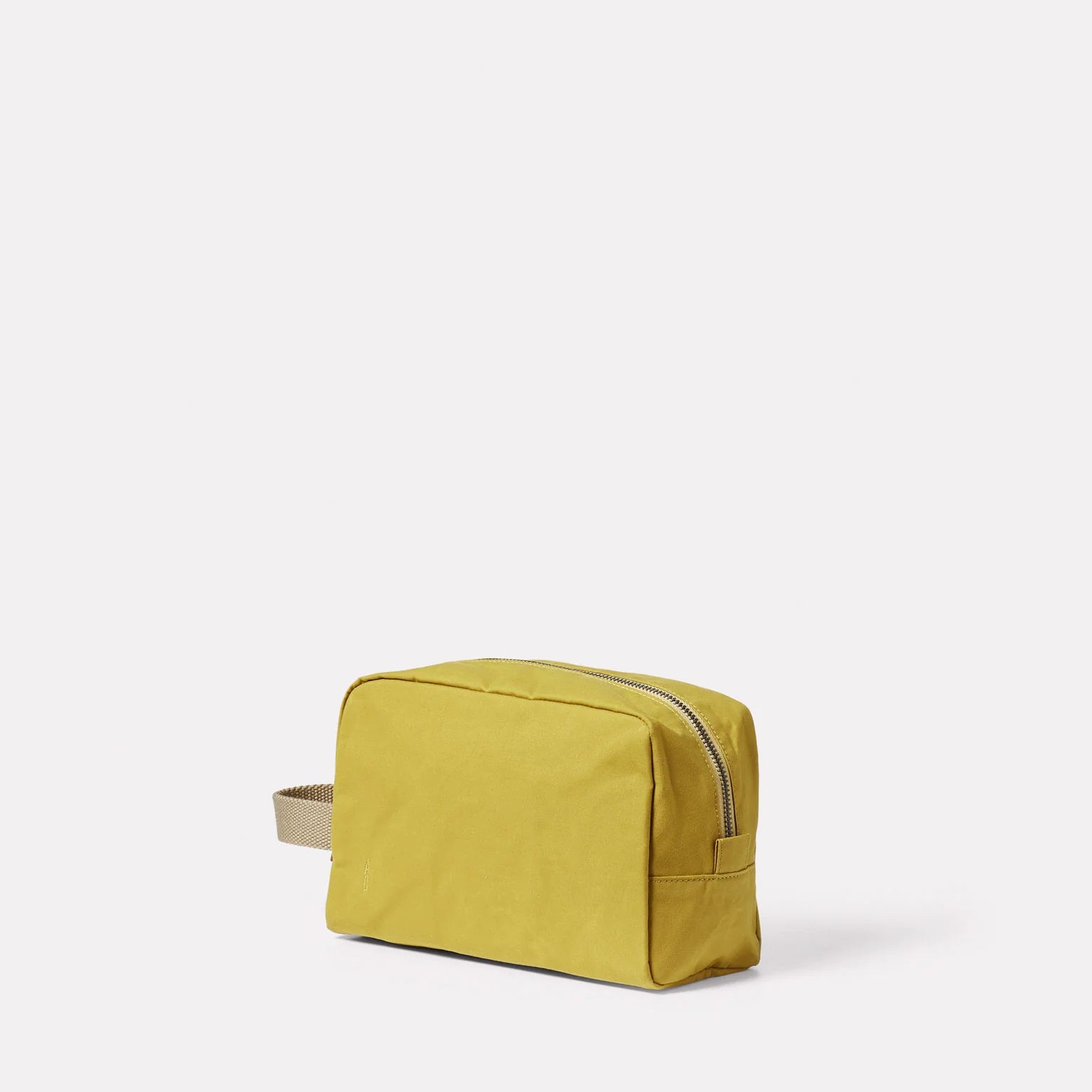 Ally Capellino Simon Waxed Cotton Washbag Sulfur