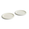 HAY Barro Plate Set of 2 Off-White 24cm