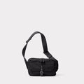 Ally Capellino Fela Waxed Cotton Bumbag in Black