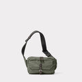 Ally Capellino Fela Waxed Cotton Bumbag in Olive