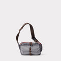 Ally Capellino Fela Waxed Cotton Bumbag in Tarmac