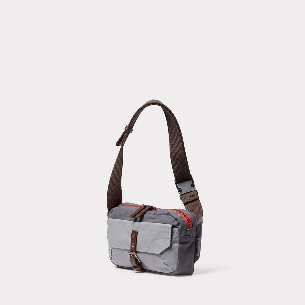 Ally Capellino Fela Waxed Cotton Bumbag in Tarmac
