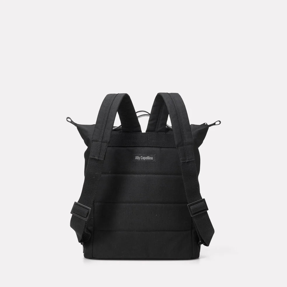 Ally Capellino Mini Hoy Travel Cycle Recycled Backpack Black