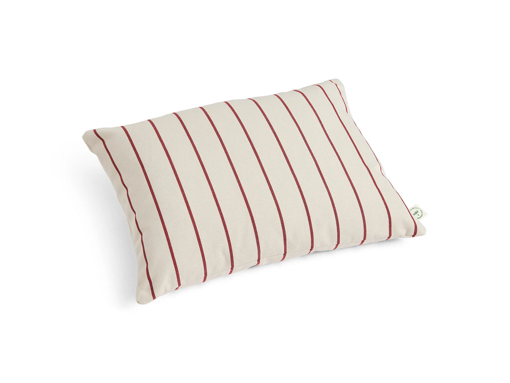 HAY Outdoor Market Cushion, Beige Red Stripe