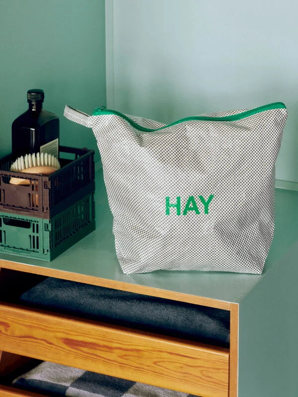 HAY Candy Mono Wash Bag-Wash Set of 3-Grey