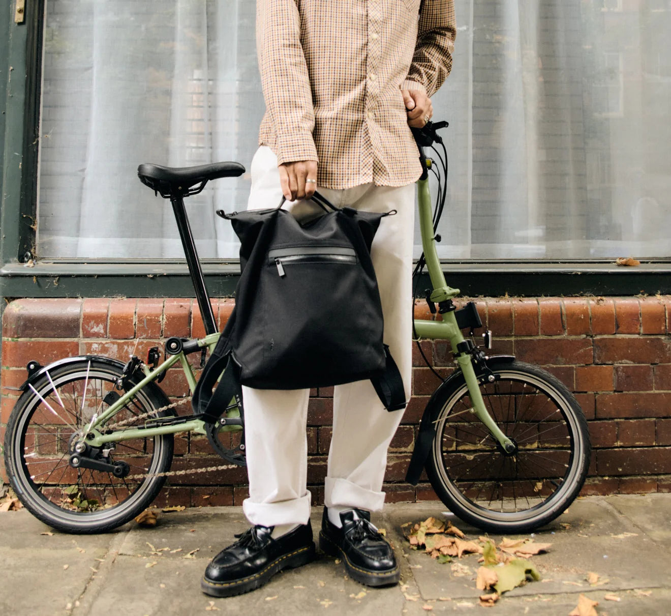Ally Capellino Mini Hoy Travel Cycle Recycled Backpack Black