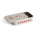 Hay Dog Treat Tin Small Red & White