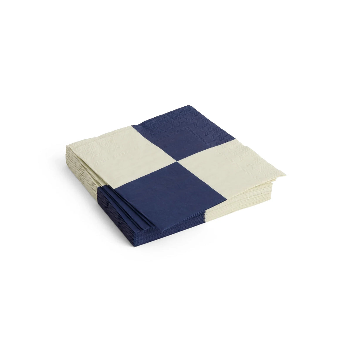 HAY Pattern Lunch Check napkin Blue / White 20-pack