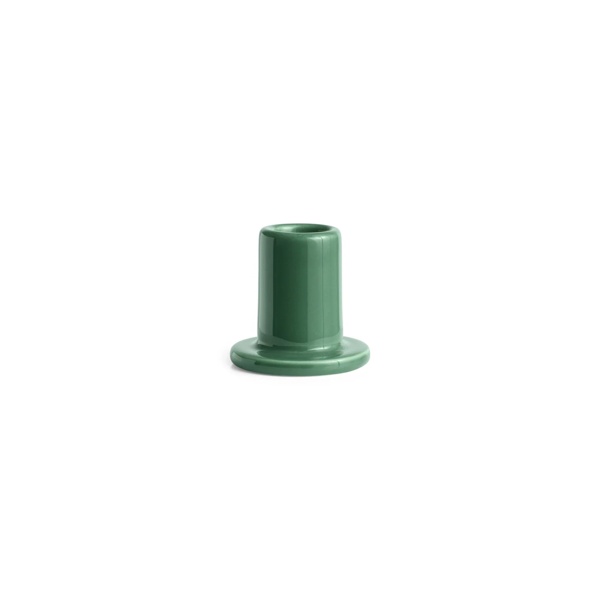 HAY Tube Candleholder Small Green