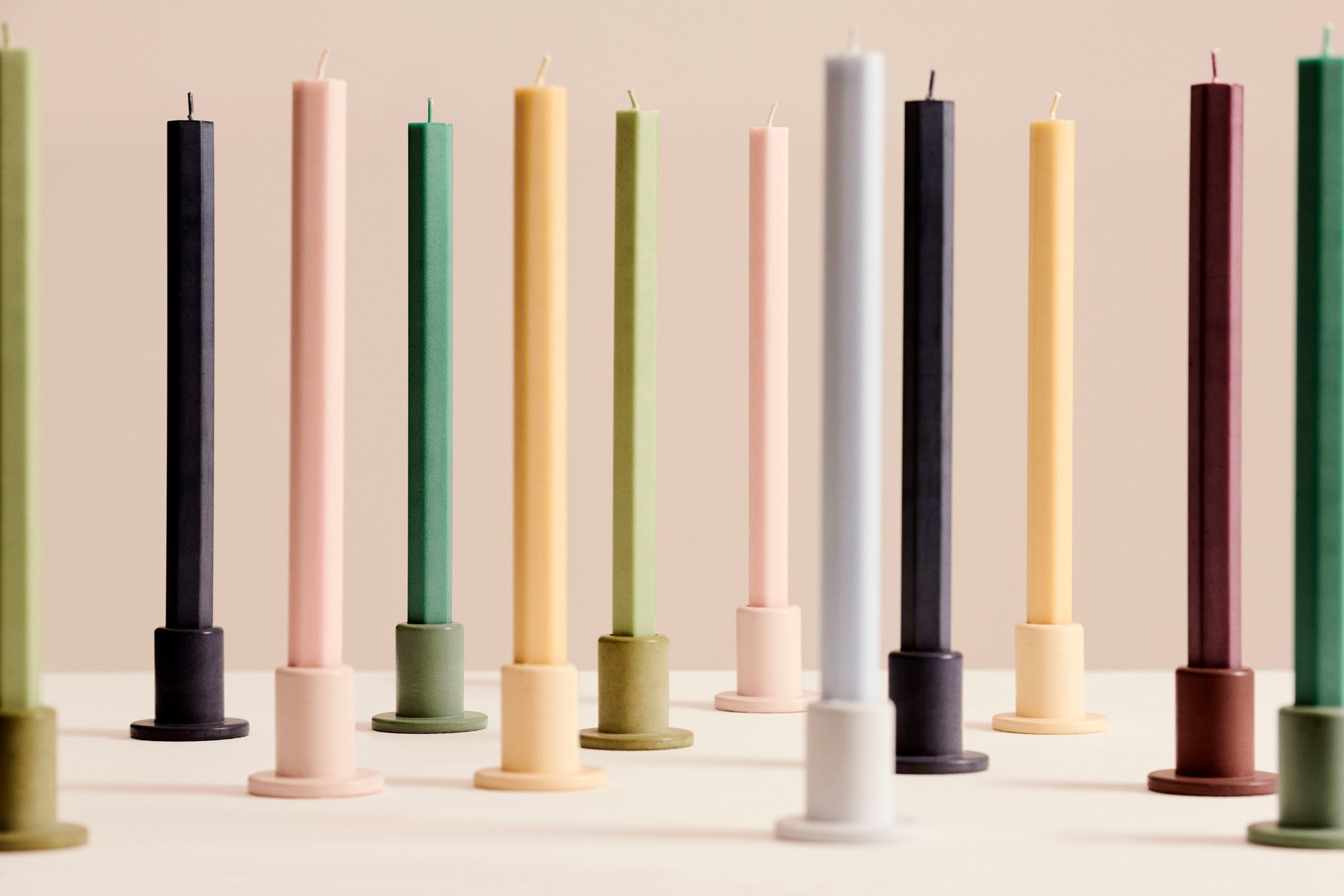 HAY Hexagon Candle-Green