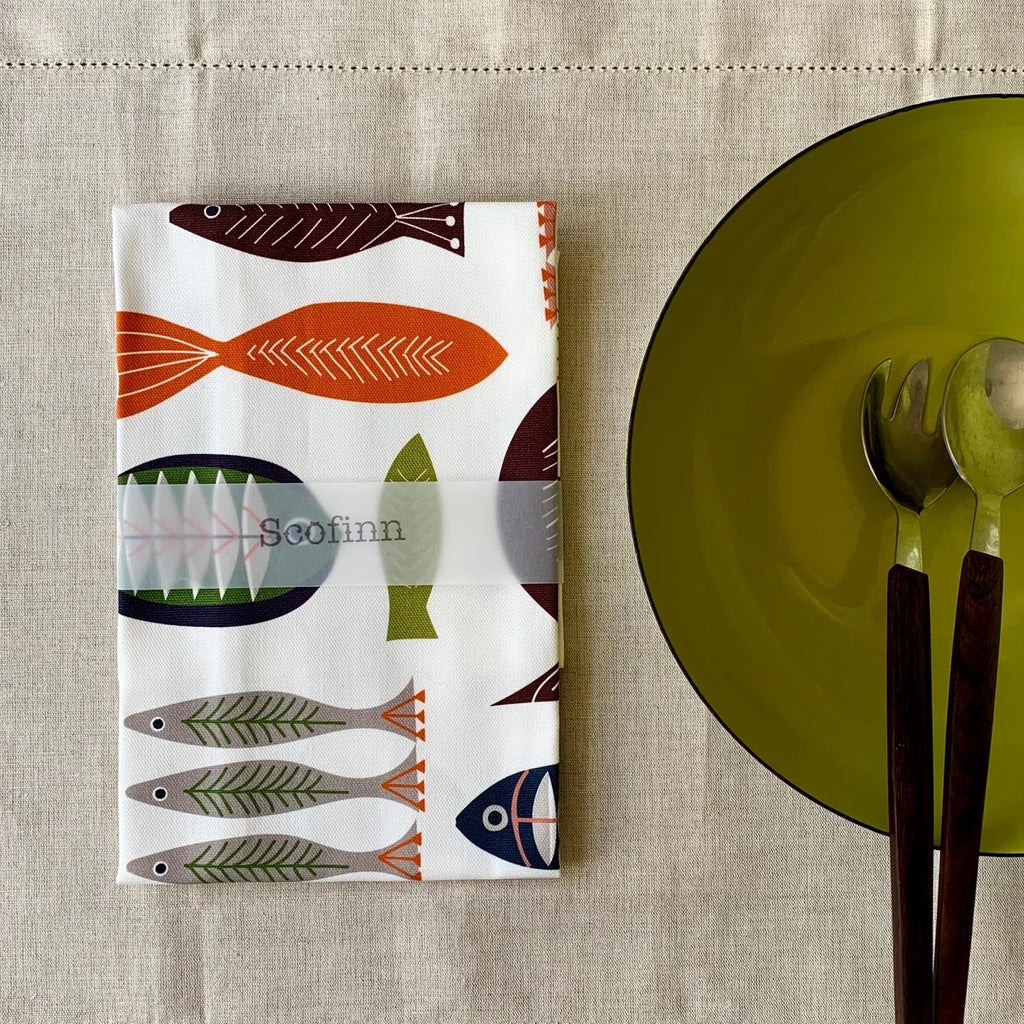 Scofinn Tea Towel Fish Kitchen