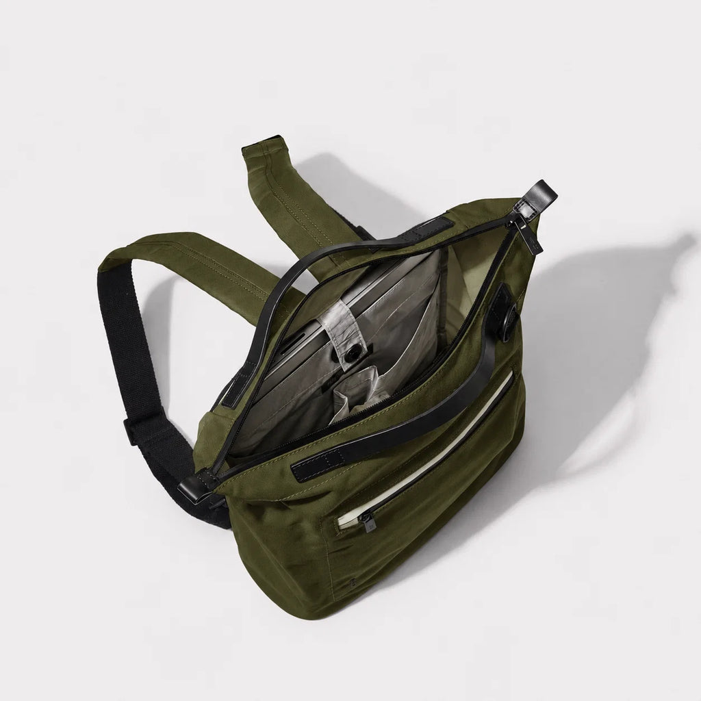 Ally Capellino Mini Hoy Travel Cycle Backpack in Algae