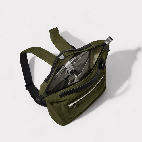 Ally Capellino Mini Hoy Travel Cycle Backpack in Algae