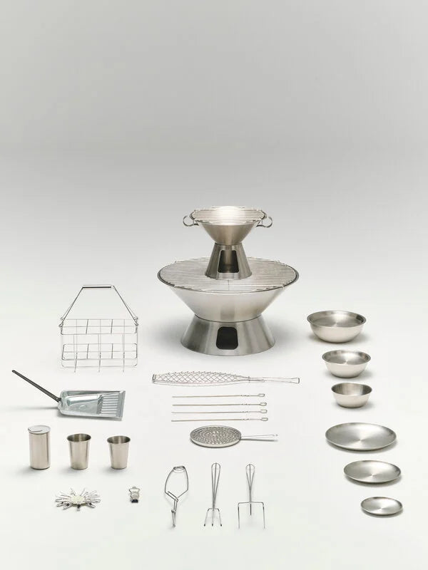 HAY Outdoor Market BBQ Fish Grill Stainless Steel