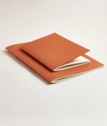 Mark & Fold Set of 2 A5 & A6 Exercise Books - Rust