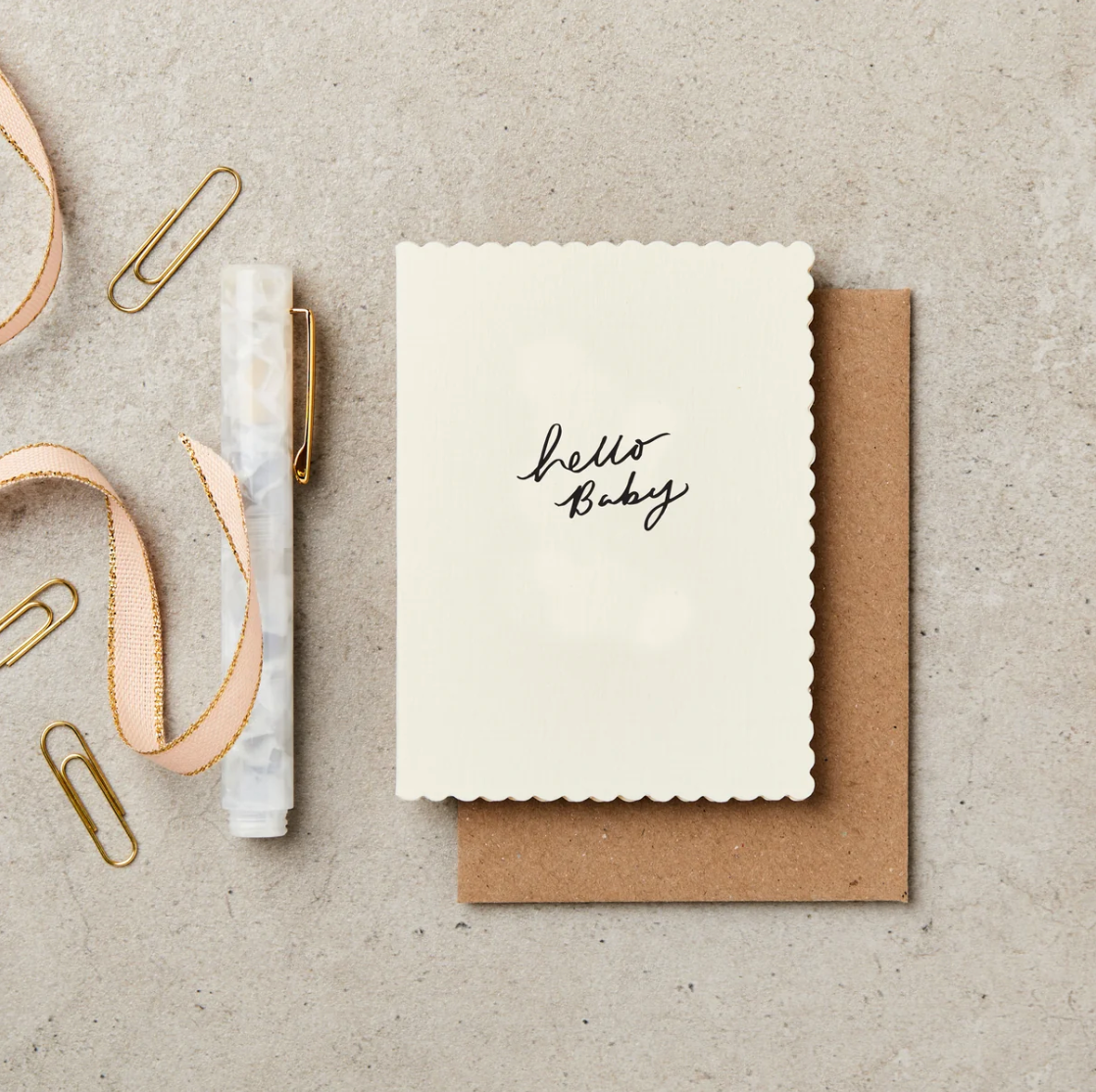 Katie Leamon 'Hello Baby' Card