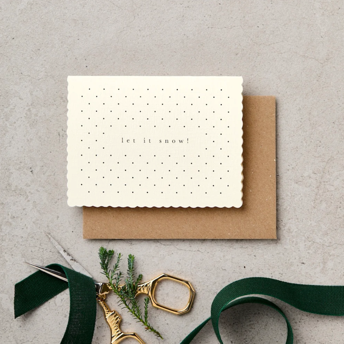 Katie Leamon 'Let it Snow' Mini Card