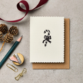 Katie Leamon 'Candy Cane' Christmas Card
