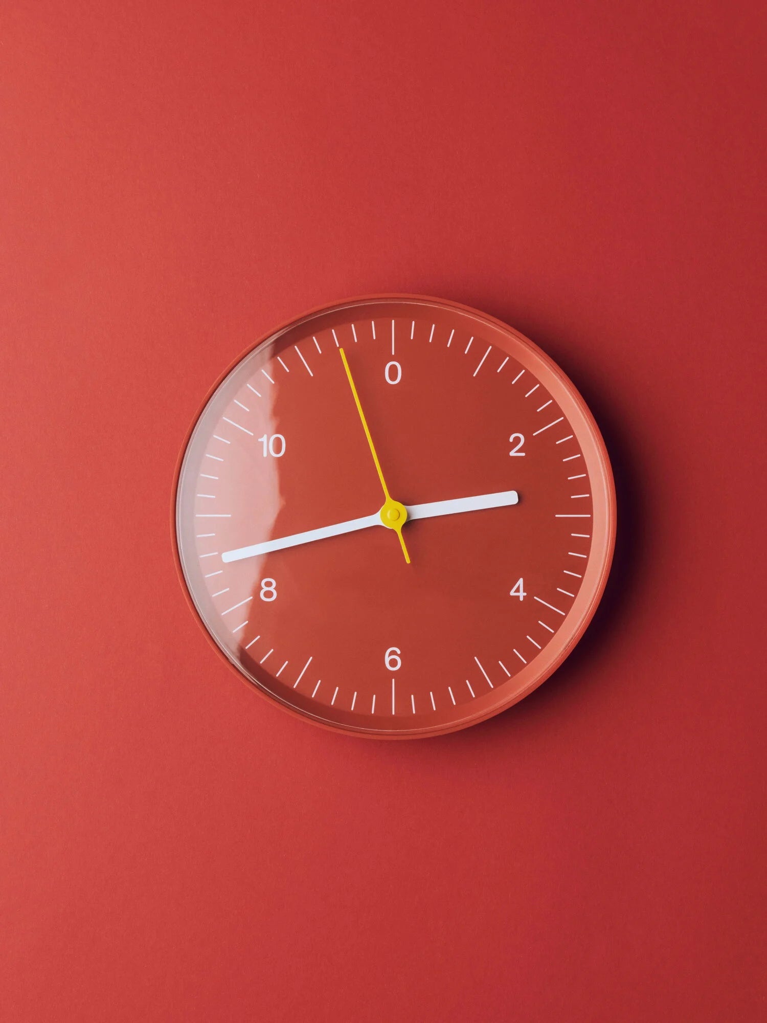HAY Wall Clock Red