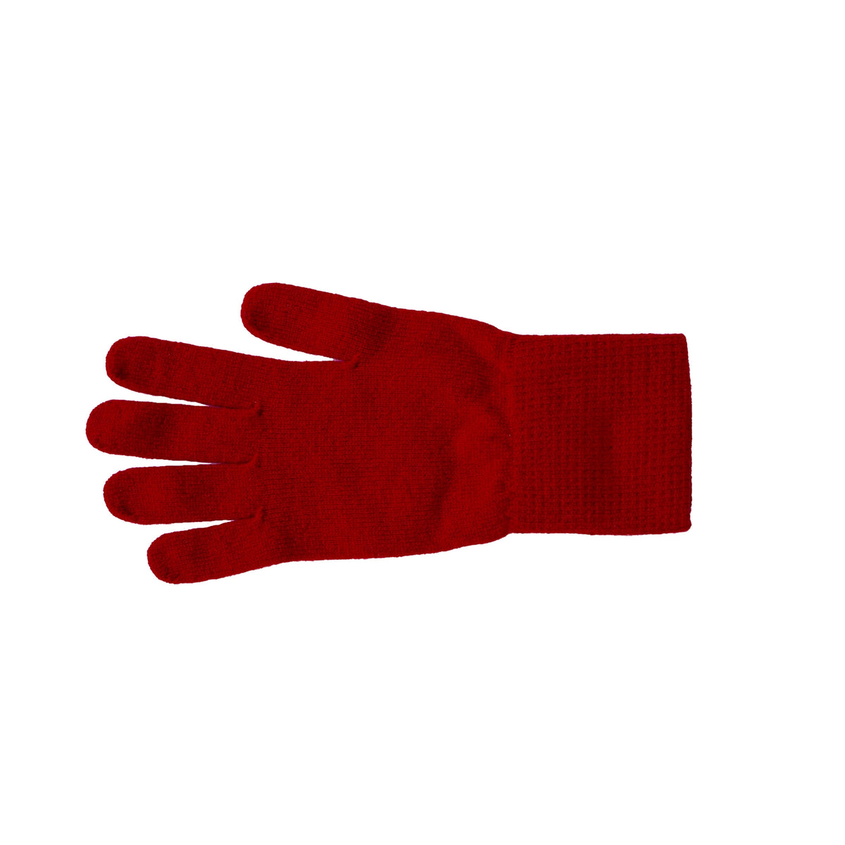 NISHIGUCHI KUTSUSHITA Merino Wool Gloves Red