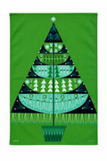 Scofinn Christmas Tree Tea Towel - Green