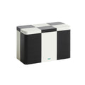 HAY Tin Container Medium - Black and Off-White