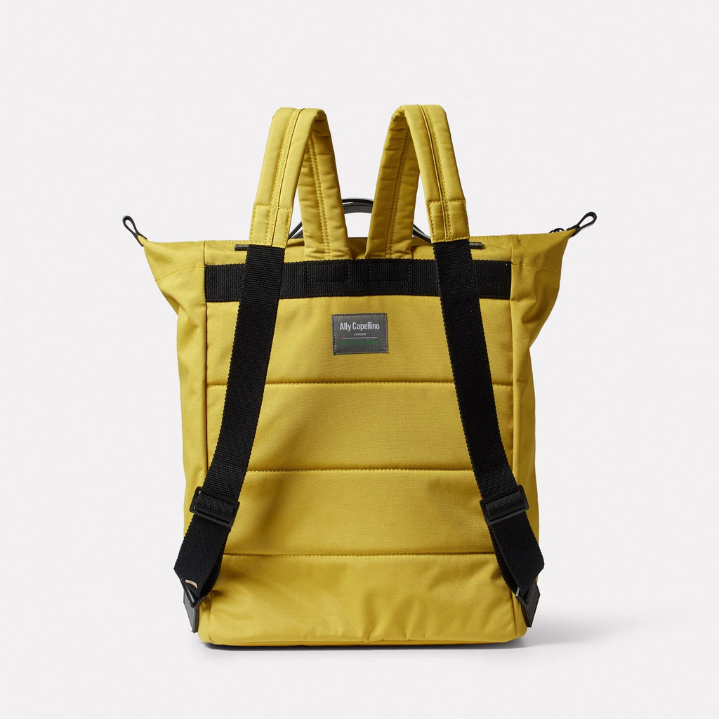 Ally Capellino Mini Hoy Travel Cycle Recycled Backpack Lemon