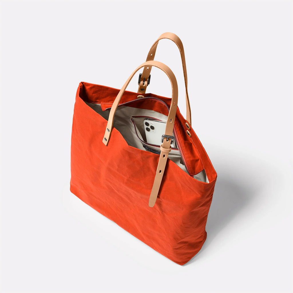 Ally Capellino Natalie Waxed Cotton Tote Lava