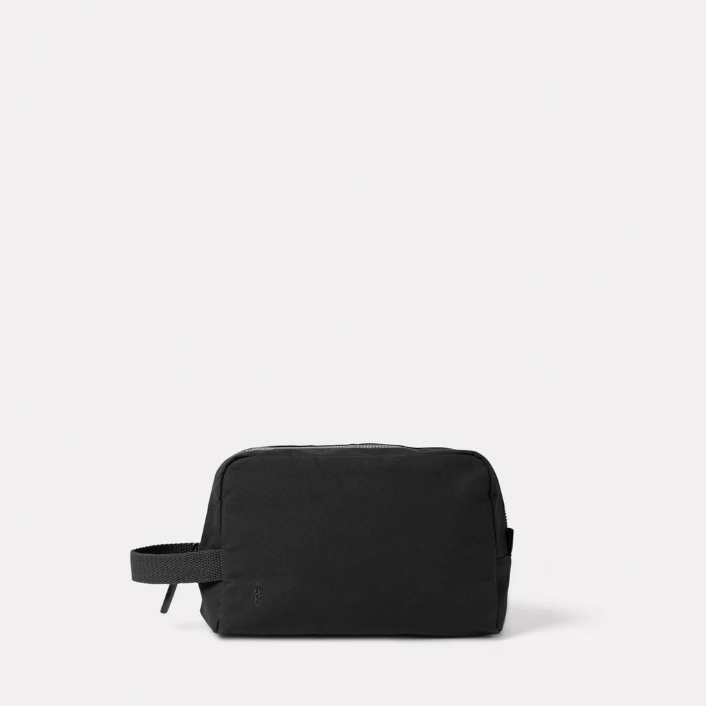 Ally Capellino Simon Waxed Cotton Washbag Black