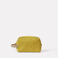 Ally Capellino Simon Waxed Cotton Washbag Sulfur